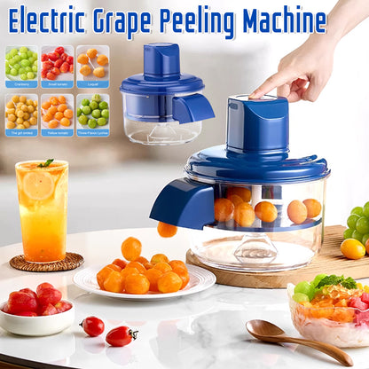 Automatic Electric Grape Peeler - Electric Rechargeable Fruit Peeling Machine